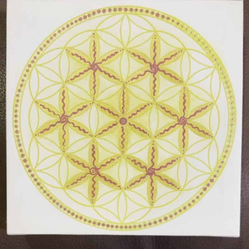 独家创作闪耀丰盛圆满 喜悦禅生命之花曼陀罗 正能量油画布无框画 - 海报/装饰画/版画 - 棉．麻 多色