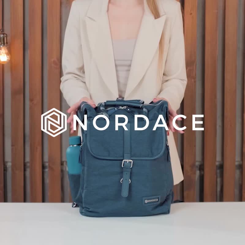 Comino 2合1托特包-蓝色 | 电脑后背包 防泼水 上班上学出勤 - 后背包/双肩包 - 聚酯纤维 蓝色