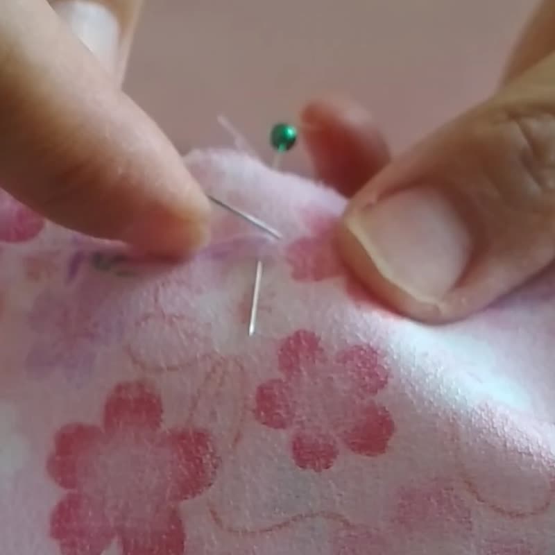 手工缝制 羽织 和服 复古 可爱 樱花 女时尚 日系穿搭 - 女装休闲/机能外套 - 棉．麻 粉红色