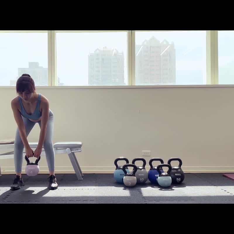 台湾制造 橡胶壶铃10KG Kettlebell 安全壶铃 居家健身 重量训练 - 运动/健身用品 - 环保材料 