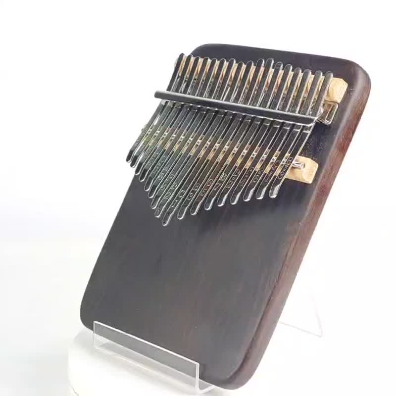 东非黑黄檀拇指琴/17音拇指琴/KALIMBA - 吉他/乐器 - 木头 咖啡色