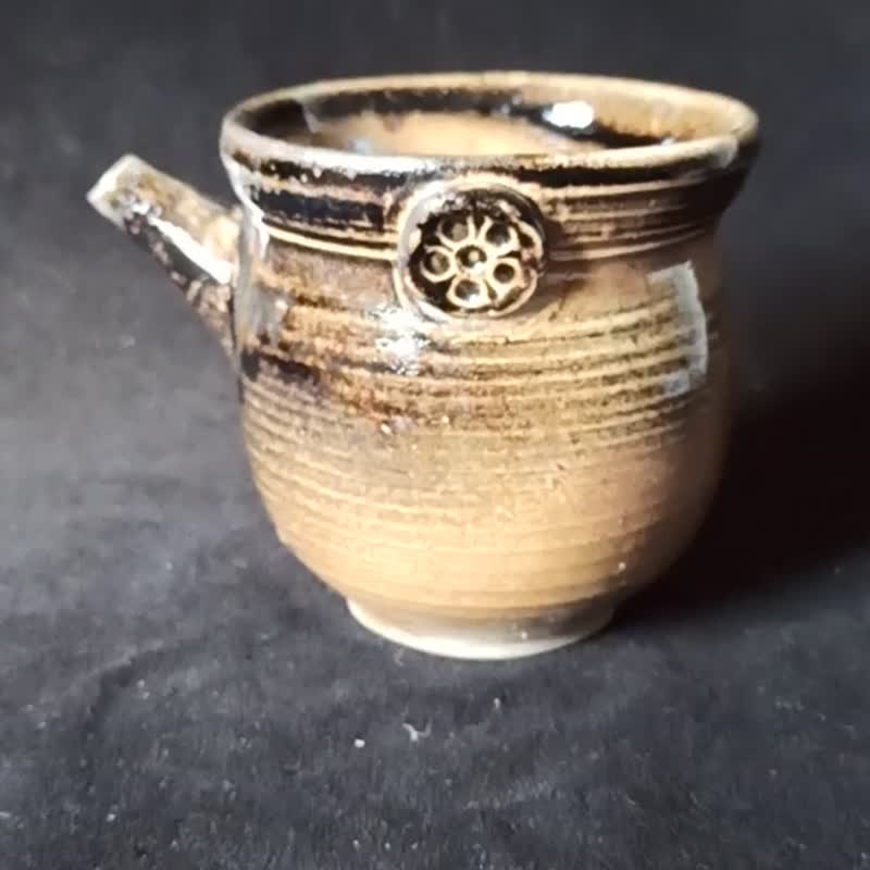 柴烧茶海公道杯匀杯 - 茶具/茶杯 - 陶 多色
