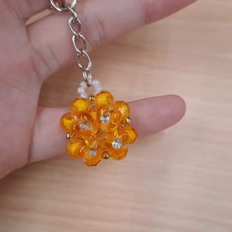 【慈光手作】造型串珠吊饰－幸运草 - 钥匙链/钥匙包 - 压克力 绿色