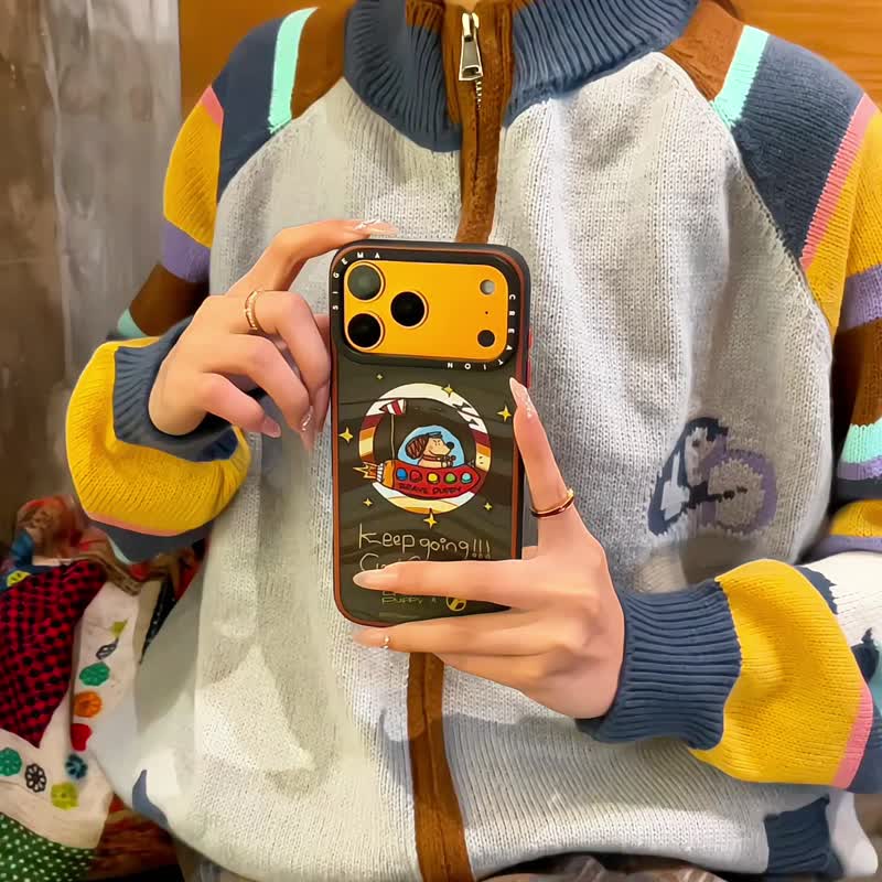 【隐藏式磁吸】爪爪冶愈研究所铝合金按键全磨砂防摔iPhone17p18p - 手机壳/手机套 - 塑料 多色