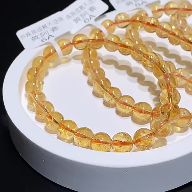 黄水晶 阿赛斯特莱水晶 (订制工期5到7日) - 项链 - 水晶 