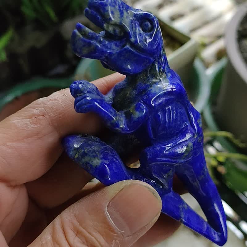 青金石恐龙  灵修 招财 破煞 防小人 - 摆饰 - 宝石 