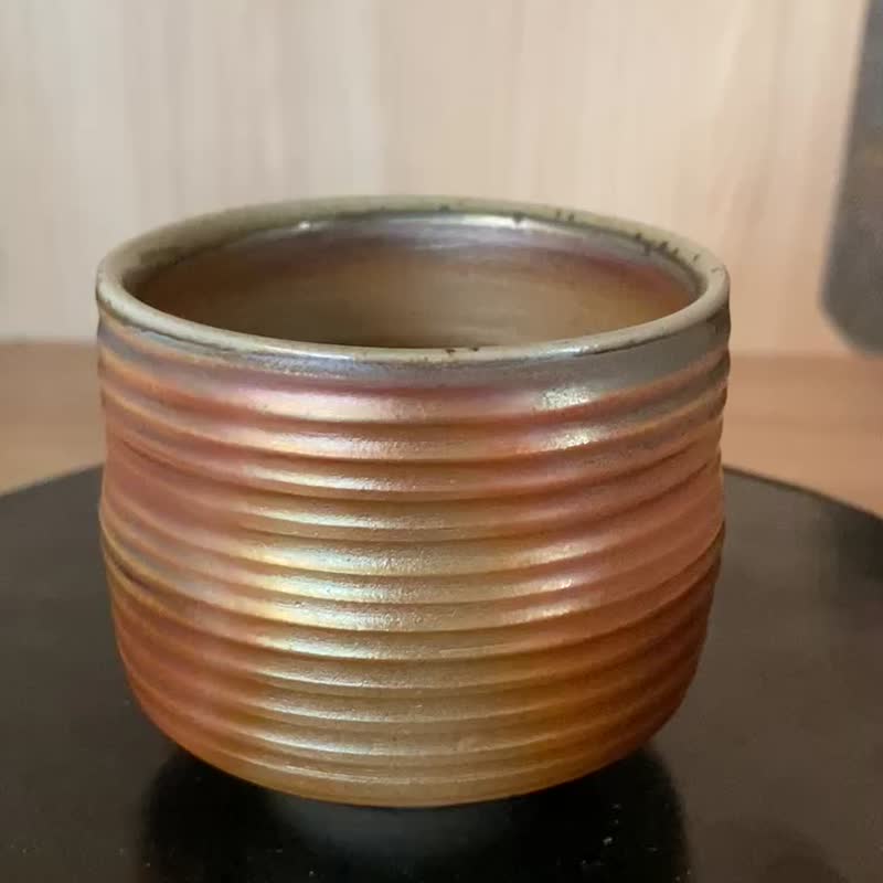 柴烧杯 - 茶具/茶杯 - 陶 