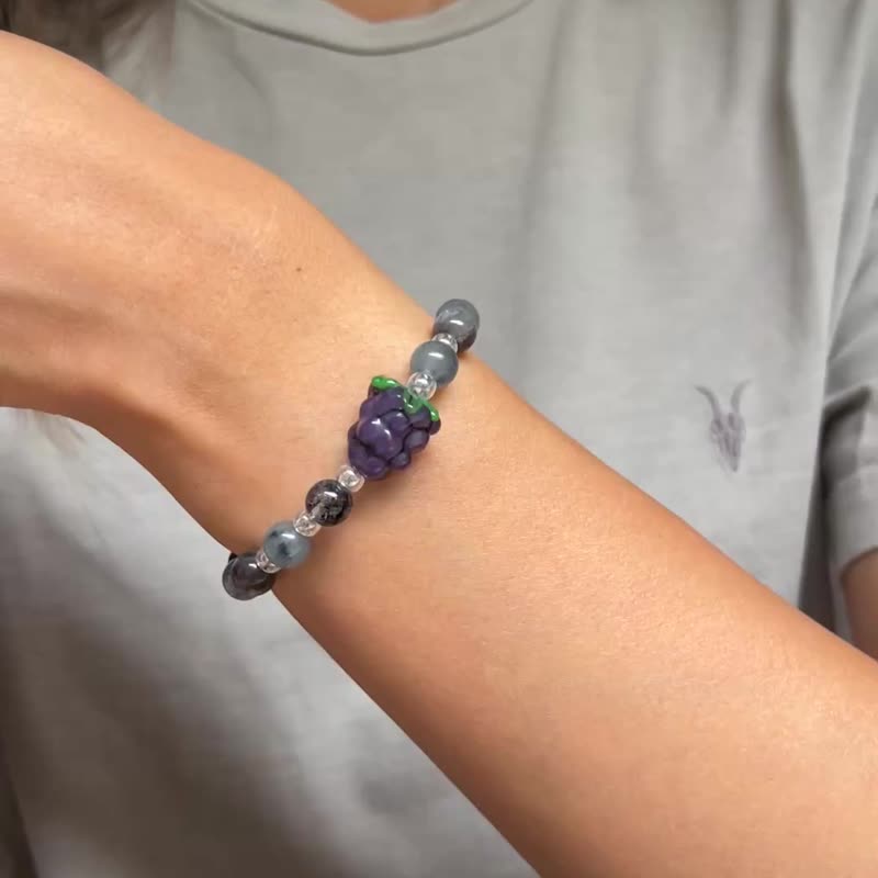 量身订制/无金属/海贼王恶魔果实手串 - 手链/手环 - 石头 