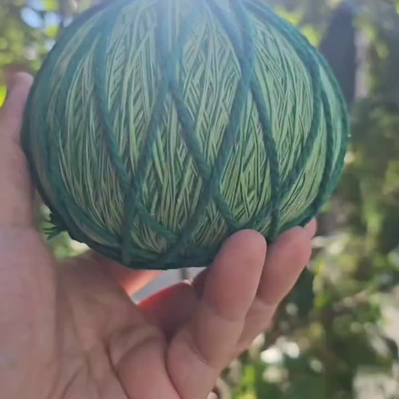 苔球植物 小红枫酢浆草嫩绿苔球加磨砂高脚钵 苔球 苔玉 礼物 - 植栽/盆栽 - 植物．花 绿色