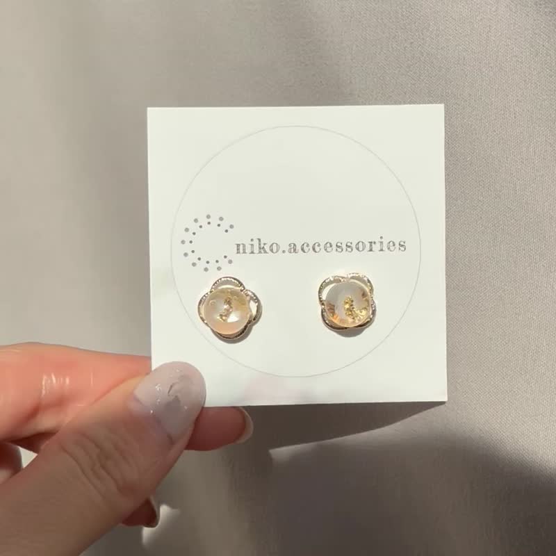 手作耳环  日本手作家 - 耳环/耳夹 - 树脂 透明