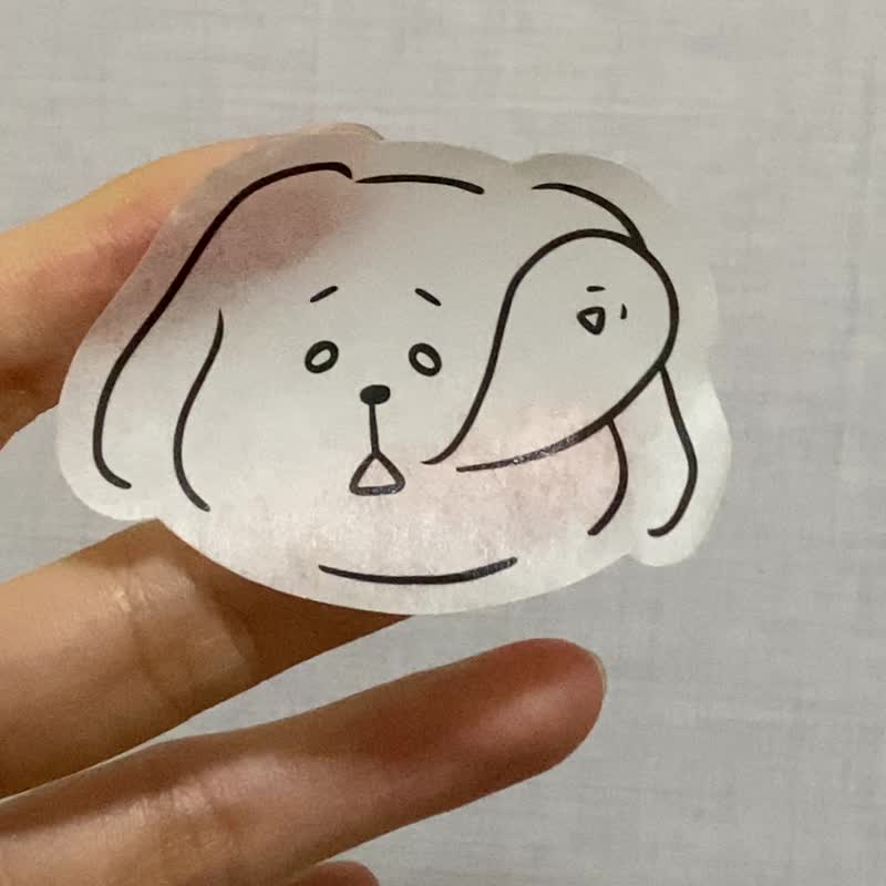 【全套】EMO9 厌世 放空 / 可书写和纸贴纸 5-8cm / 手帐装饰 - 贴纸 - 纸 