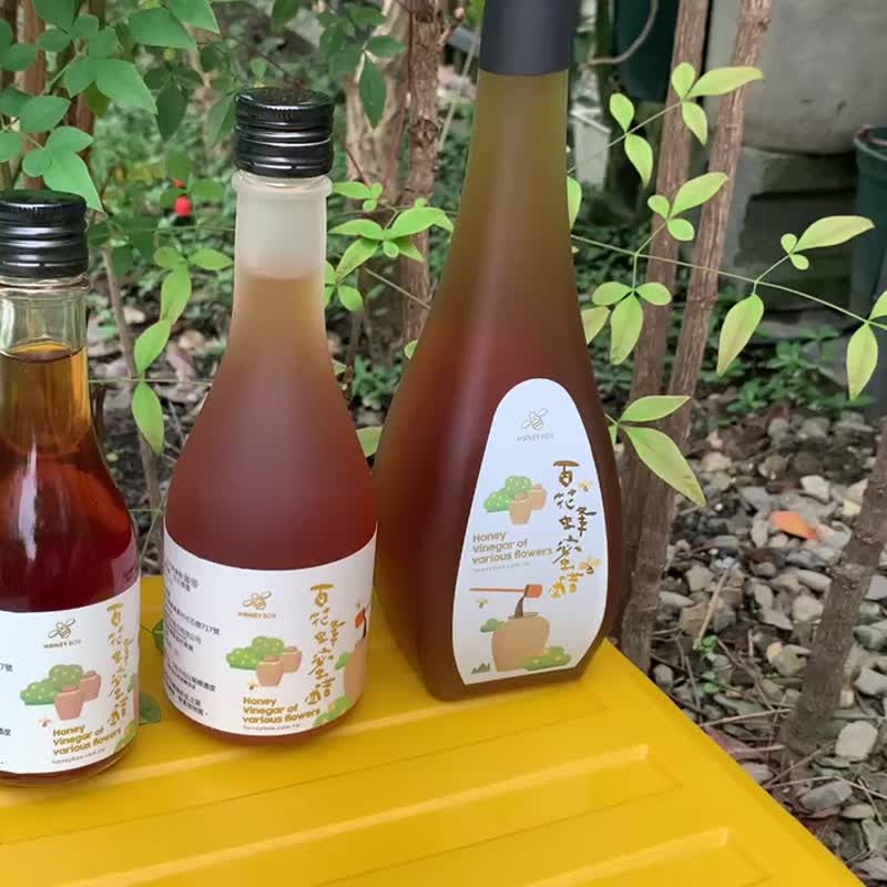 自然发酵 百花蜂蜜醋 180ml/500ml - 醋/水果醋 - 玻璃 