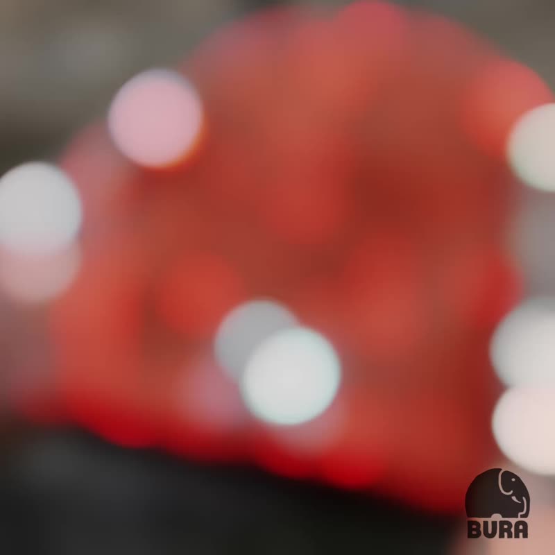 砖红色 经典BURA织标 毛帽 Classic BURA Label BURA Beanie - 帽子 - 其他材质 咖啡色