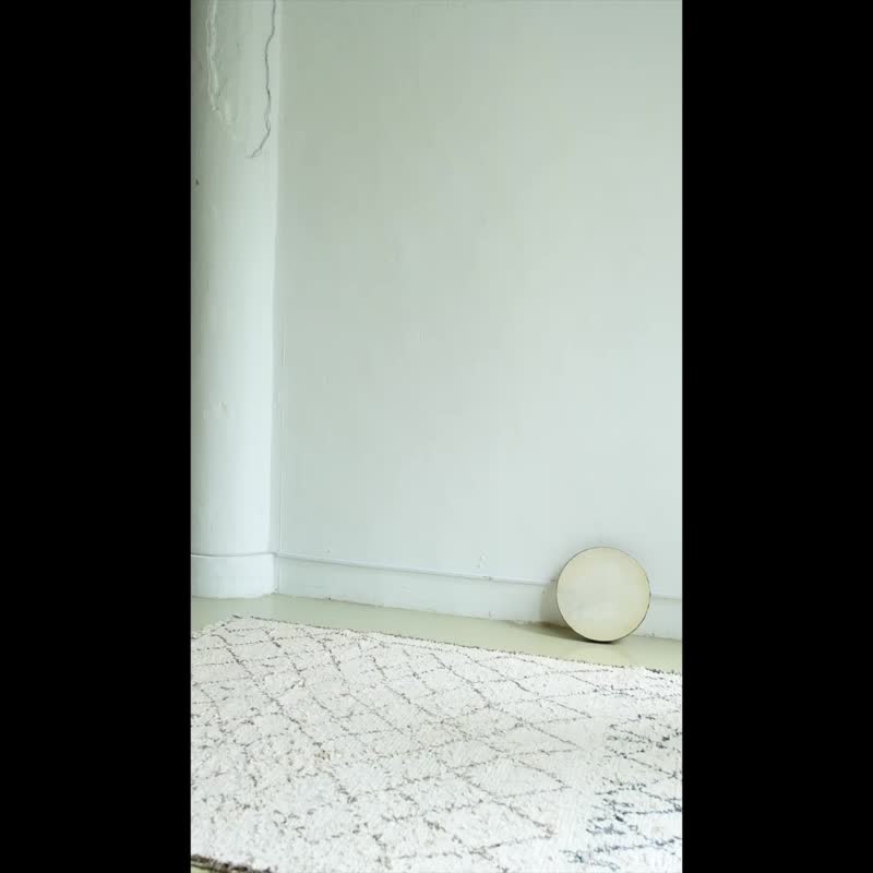 前后 V 领侧绑带上衣 / 慕斯布 米白 - 女装上衣 - 棉 白色