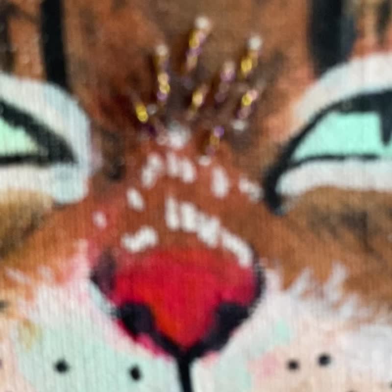 猫咪系列 02  羊毛毡 刺绣 家居 挂墙 摆设 - 摆饰 - 绣线 多色