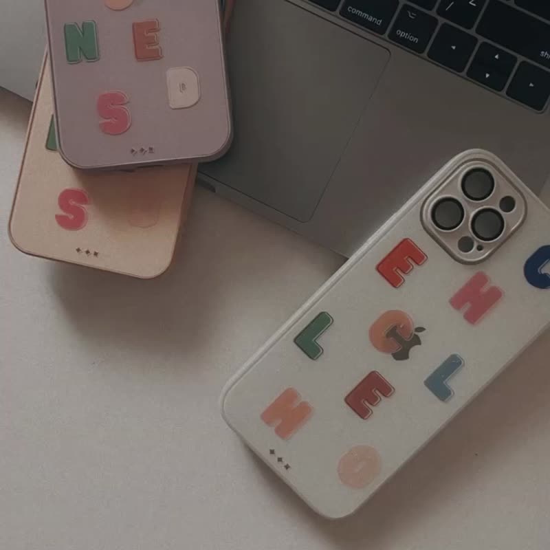 iPhone CASE | 简约自制字母手机壳 | LUKO独家定制化 - 手机壳/手机套 - 其他材质 