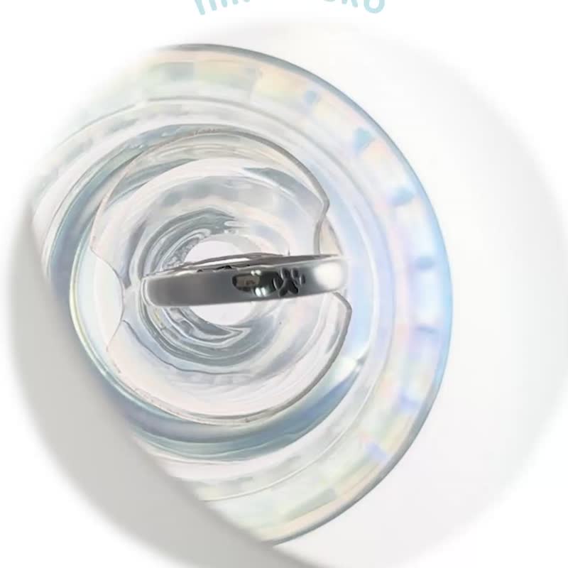 猫脚印戒指/银925、k18（日本制） - 戒指 - 其他金属 银色