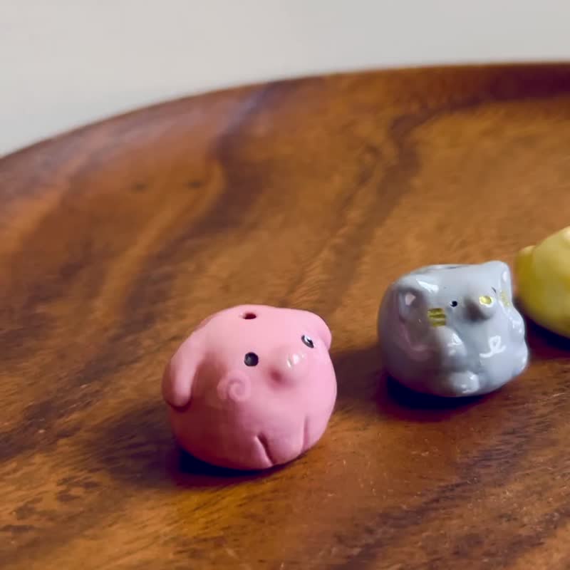 指尖上的动物王国 软陶摆饰 - 摆饰 - 粘土 