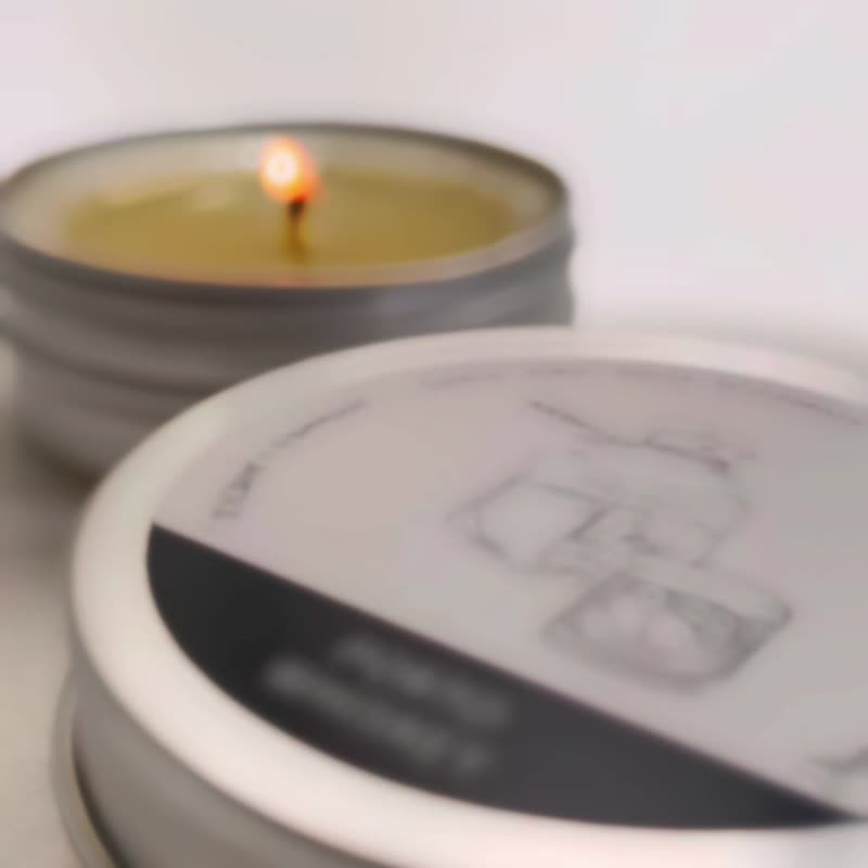 【香膏小蜡烛】香水香氛大豆蜡烛 30g - 共29款 苹果树花园新上市 - 蜡烛/烛台 - 蜡 白色