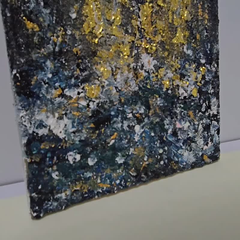 压克力画/丙烯肌理艺术创作【洒落】原创手作/送礼20×20装饰画 - 摆饰 - 压克力 