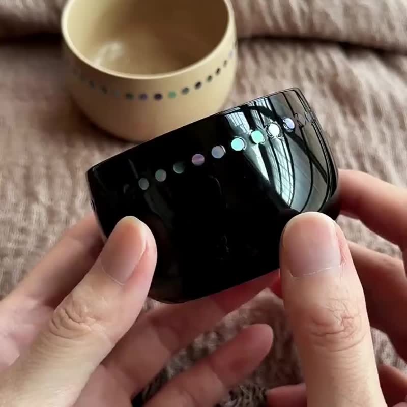 【映月浮光】手作螺钿漆杯－对杯/单杯 - 茶具/茶杯 - 其他材质 多色