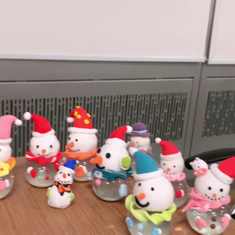 【2人成团】黏土雪人水晶球工作坊 - 其他 - 粘土 