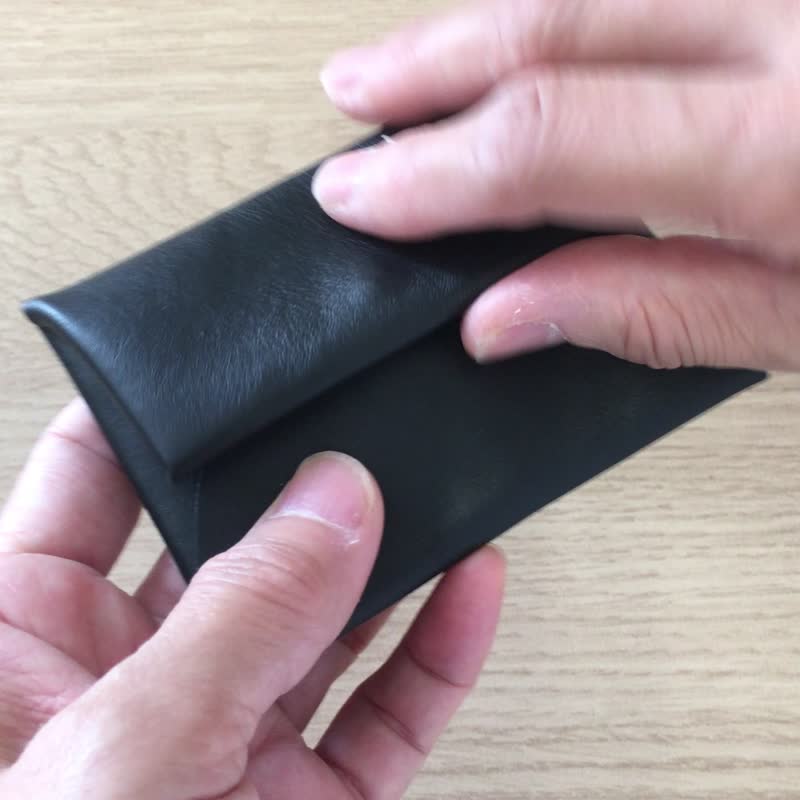 大开口 好存取 随身零钱包 小皮夹【意大利Nappa软牛皮】曲直两款 - 零钱包 - 真皮 