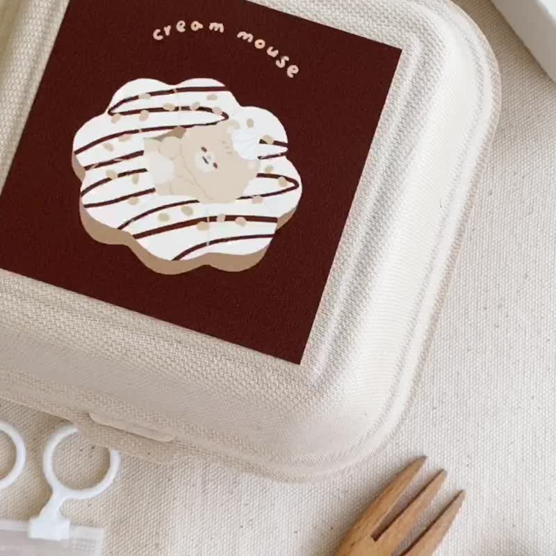 奶油鼠-10组贴纸福袋/手帐贴纸 - 贴纸 - 纸 咖啡色