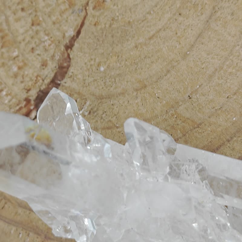 天然天狼星水晶晶簇|可站立|巴西水晶|独特星痕|能量摆设 - 摆饰 - 水晶 