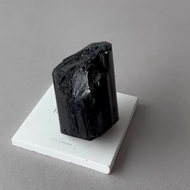 618 黑碧玺 x 舒压精油香氛 | 赠简约水泥座 #09 - 摆饰 - 水晶 黑色