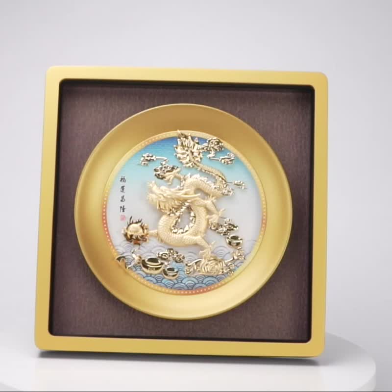 福运昌隆│同事升迁、长官升职、开市开业礼物│圣诞礼物 - 摆饰 - 24k 金 金色