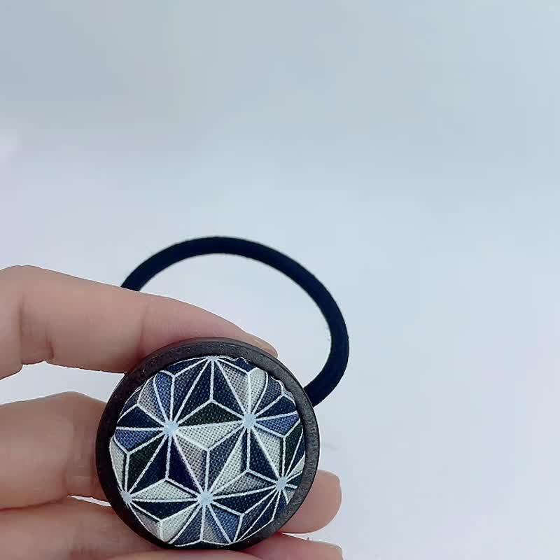 手工原木发束-几何型 - 发饰 - 棉 