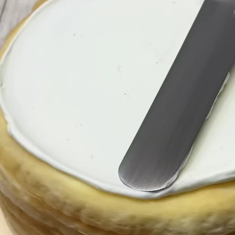 香草卡士达千层蛋糕7寸(父亲节蛋糕/生日蛋糕/可宅配/蛋奶素) - 蛋糕/甜点 - 其他材质 