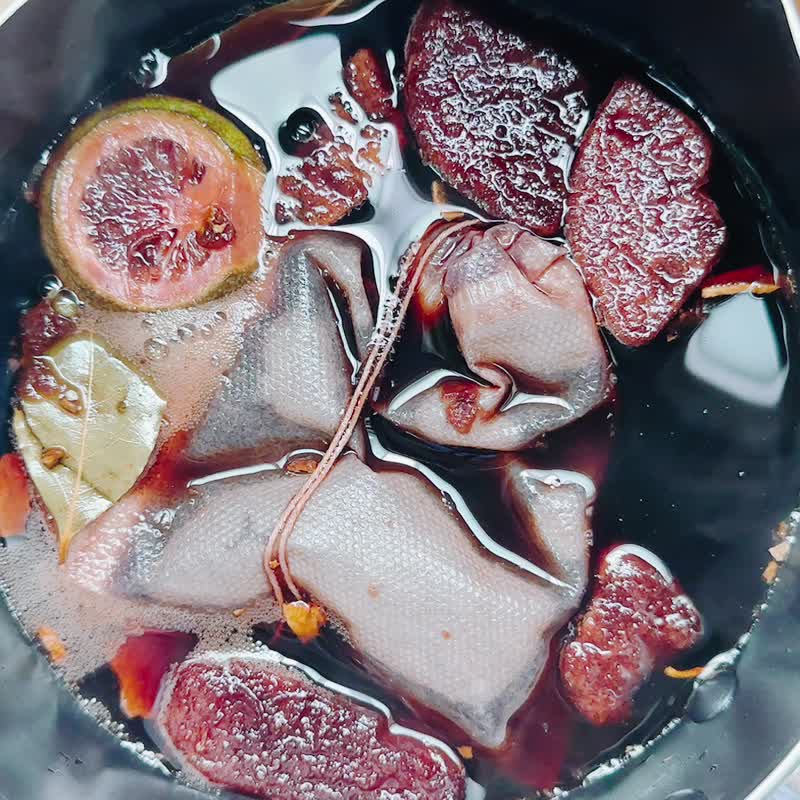 冬季派对 | 新年聚会 | 台湾果干热红酒香料包 | 2款口味 | 铝箔 - 茶 - 新鲜食材 