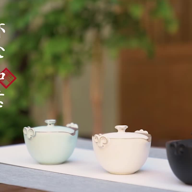 稱心如意旅行一壺二杯隨身茶具戶外露營便攜茶具 - 茶具/茶杯 - 陶 
