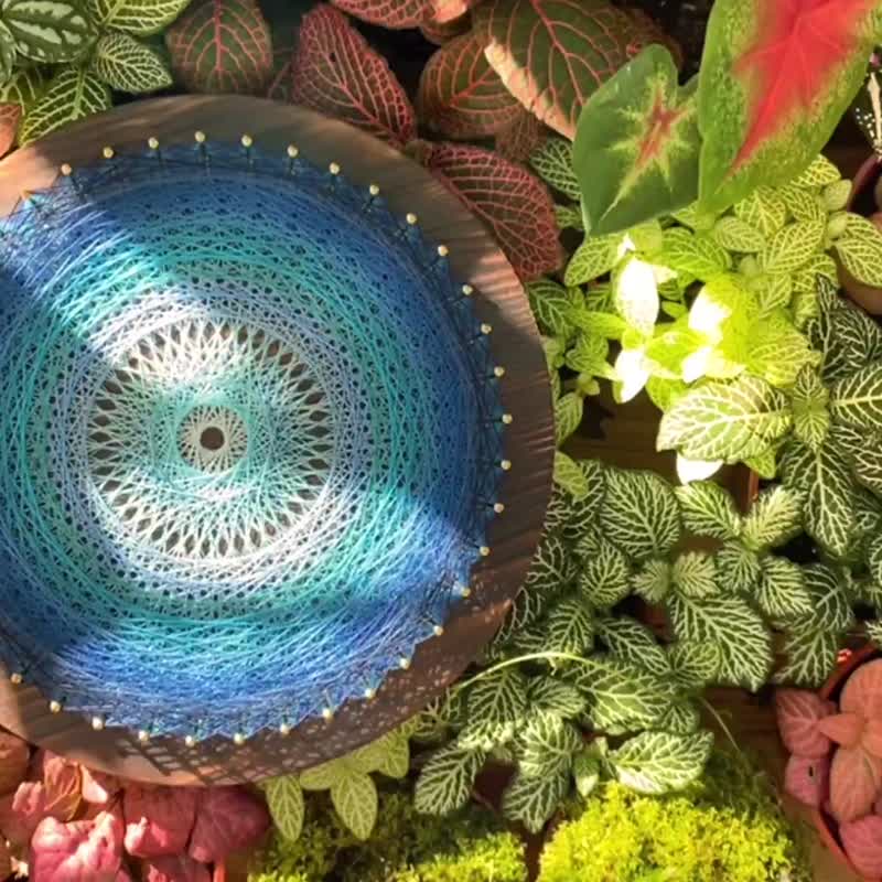 Stringart   艺术创作品 湛蓝 - 摆饰 - 其他材质 多色