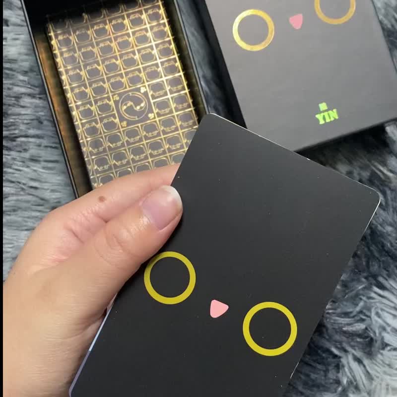 阴宇宙塔罗牌 - 卡片/明信片 - 纸 黑色
