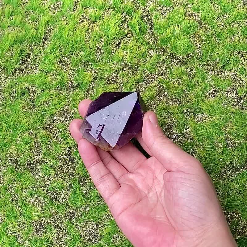 能量矿石-紫水晶骨干 冥想 疗愈 避邪化煞 吸收负能量 快速出货 - 摆饰 - 水晶 紫色