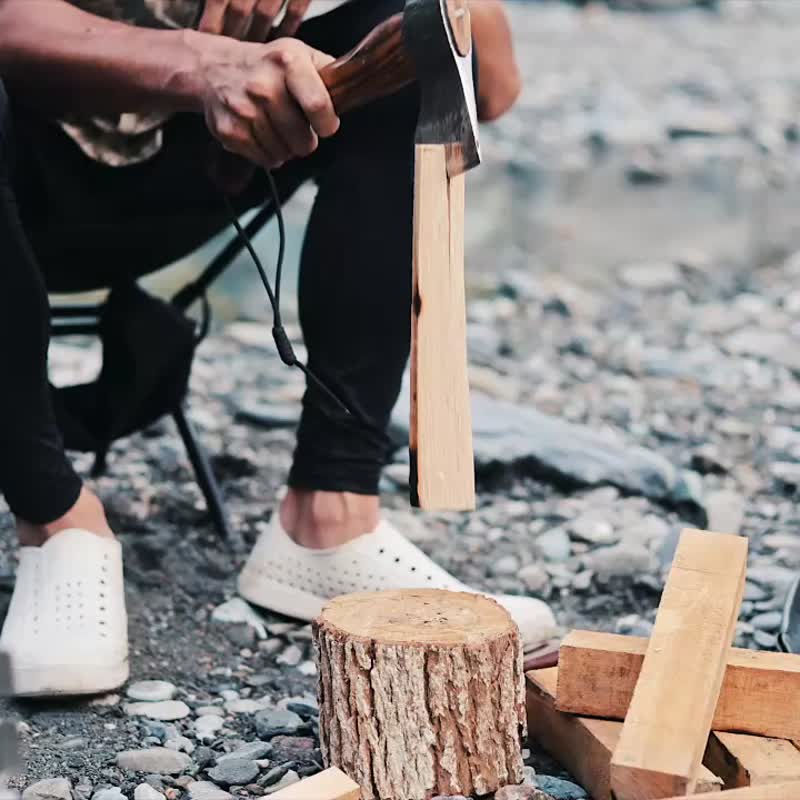 户外露营便携式烧烤炉 - 露营用品 - 不锈钢 银色