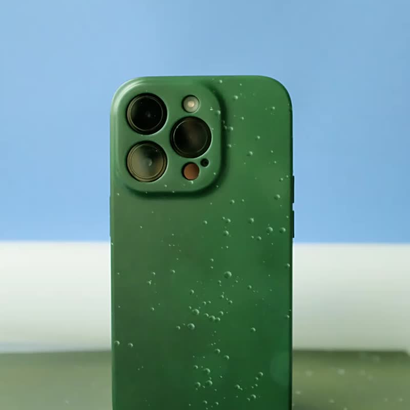 yokoego联名 露珠iPhone全包手机壳 - 手机壳/手机套 - 硅胶 绿色