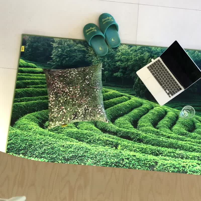 绿意记忆，风景地毯 - 地垫/地毯 - 聚酯纤维 绿色
