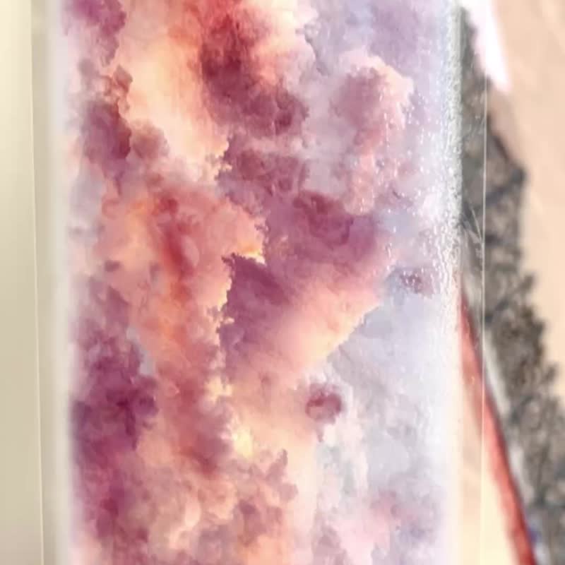 00087暖光晚霞Blush Sunset Haze - 纸胶带 - 塑料 多色