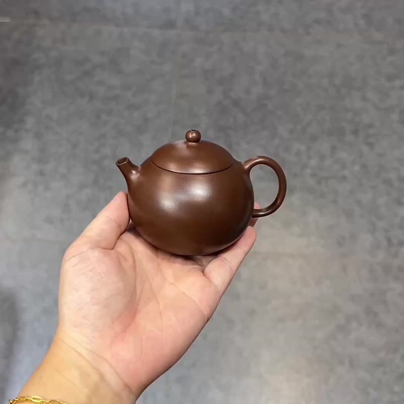 小西施 全手工 容量130cc老紫泥凝练简约利落而不失典雅 - 茶具/茶杯 - 陶 