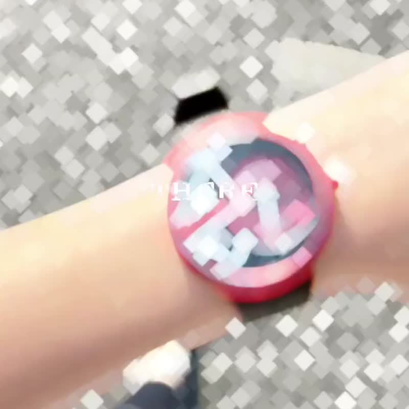 ELZ-发电机 The Red ARERT - 男表/中性表 - 不锈钢 红色