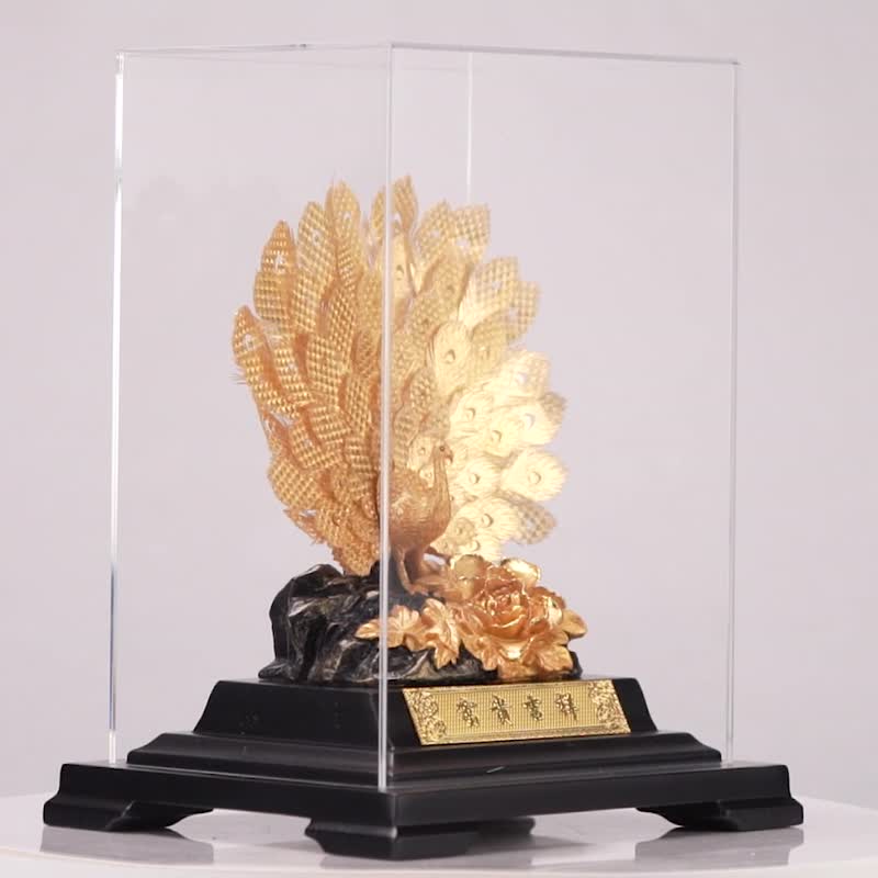 富贵吉祥│入宅礼、退休礼、生日礼、开运礼│金箔画│毕业礼物 - 摆饰 - 24k 金 金色
