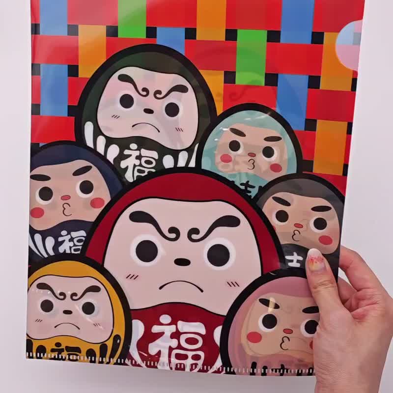 【达冈隆探吉】福神 L型A4资料夹 L夹 资料收纳 - 文件夹/资料夹 - 其他材质 