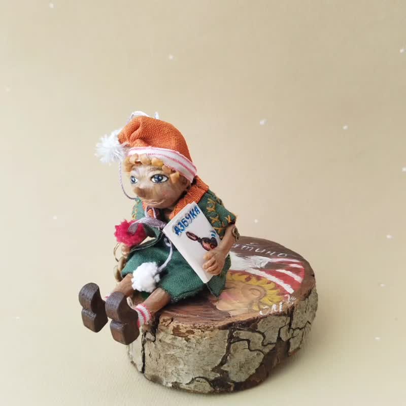 匹诺曹 - 玩具/玩偶 - 其他材质 咖啡色