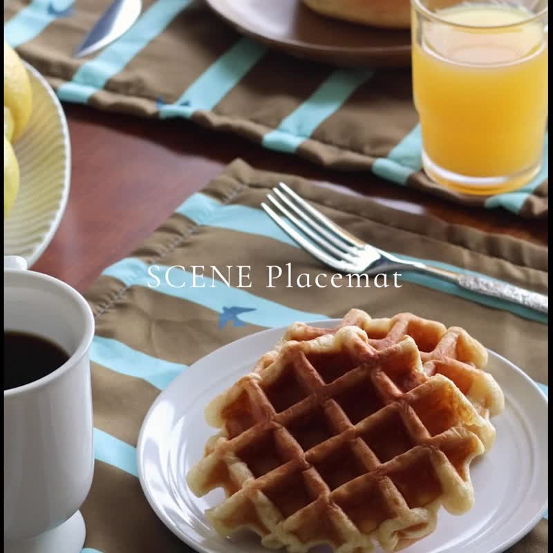 SCENE 餐杯垫组-赠水晶贴 - 餐垫/桌巾 - 其他材质 多色