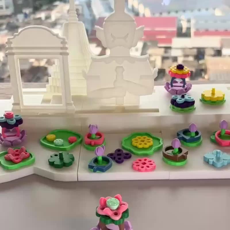 LOTUS 正念模块化戒指 - F.LO.W 系列，由 Ari Modular 设计 - 戒指 - 塑料 