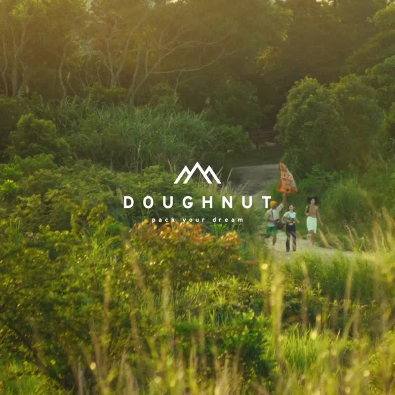 【DOUGHNUT】10.5寸 防泼水 迷你后背包 大学包 日常-航海蓝 MHA - 后背包/双肩包 - 尼龙 多色